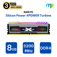 RAM Silicon Power XPOWER Turbine RGB 8GB DDR4 3200MHz SP008GXLZU320BSB