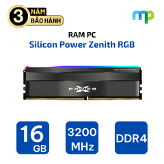 RAM Silicon Power Zenith RGB 16GB DDR4 bus 3200Mhz SP016GXLZU320BSD