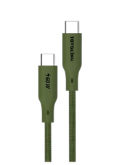 Cáp sạc nhanh USB-C to USB-C 1m Totolink T601CC-GN