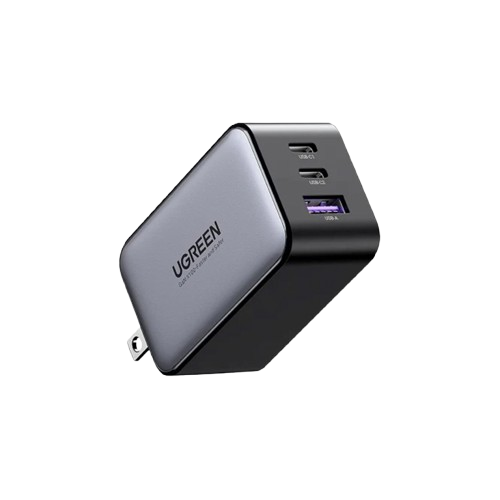 Củ sạc nhanh Ugreen 10334 65W GaN 3 cổng USB Type-C x2/ USB Type A x1/ hỗ trợ QC4+/ PD 3.0 CD244