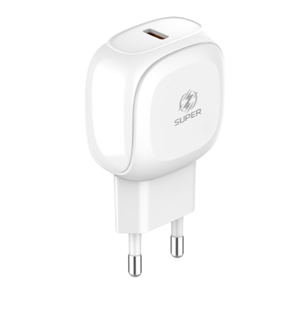 Cốc sạc nhanh LDNIO 27w màu trắng A1206C (Type C + Lightning 1m )