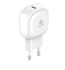 Cốc sạc nhanh LDNIO 27w màu trắng A1206C (Type C + Lightning 1m )