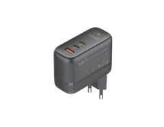 Cốc sạc nhanh  LDNIO 65w màu đen Q366(2Type C + Usb + cáp Type C 1m + 3 ĐĐ 2c/3c)