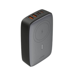 Cốc sạc nhanh LDNIO 140w màu đen Q4010 (2Usb + 2Type C + Lightning)