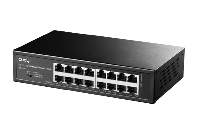 Thiết Bị Chuyển Mạch Switch CUDY 16 Port 10/100Mbps FS1016