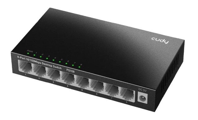 Thiết Bị Chuyển Mạch Switch CUDY 8 Port 10/100Mbps FS108