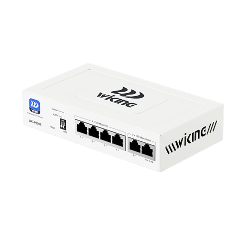 Thiết Bị Chuyển Mạch Switch 4 Port Poe 100Mbps Wi-tek Wiking WK-PS206 V2