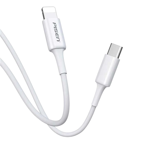 Bộ Cốc – Dây Sạc Pisen Quick Type-C Charger & Lightning Cable 20W (TS-C135) (Lightning)