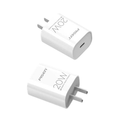 Bộ Cốc – Dây Sạc Pisen Quick Type-C Charger & Lightning Cable 20W (TS-C135) (Lightning)