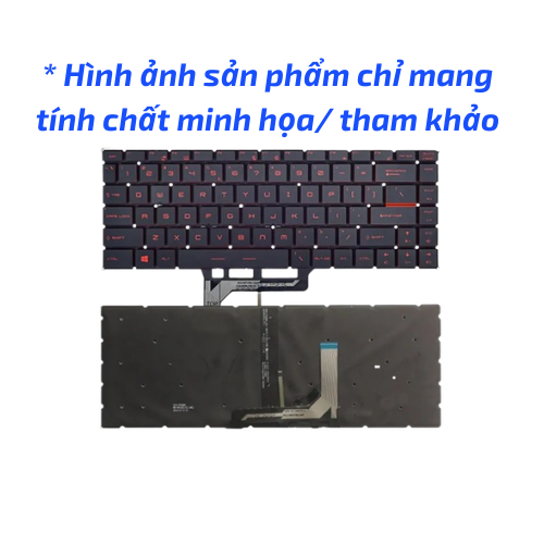 Bàn Phím Laptop MSI GF63/GS65 Led Đen Đỏ