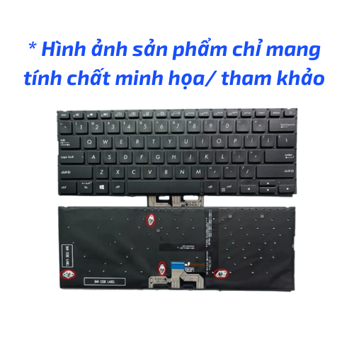 Thay Bàn phím Laptop Asus UX433 Đen Led