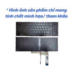 Thay bàn phím Laptop Msi Bravo 15 GF66 GL66 Led Trắng