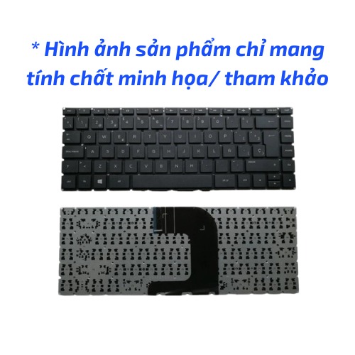 Thay bàn Phím Laptop HP 14-DA Đen Led