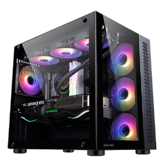 Vỏ máy tính Case Golden Field Window 360 black