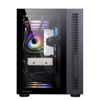 Vỏ máy tính Case Golden Field Window 360 black