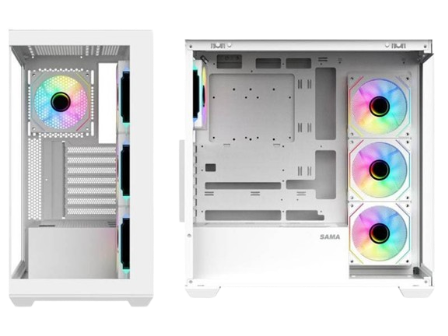 Vỏ máy tính case SAMA SV01-WHITE