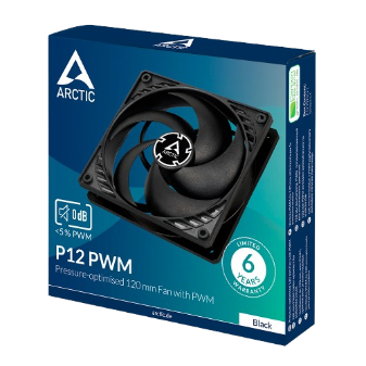 Quạt Tản Nhiệt Arctic P12 PWM Fan Black