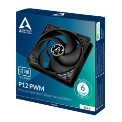 Quạt Tản Nhiệt Arctic P12 PWM Fan Black