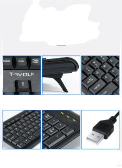 Bàn phím có dây T-Wolf T15
