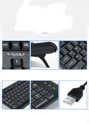 Bàn phím có dây T-Wolf T15