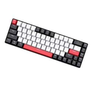 Bàn Phím Cơ EDRA EK368L Black&White Không Dây/3 Chế Độ/68 Phím