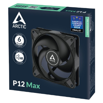 Quạt Tản Nhiệt  Arctic P12 Max Fan Black