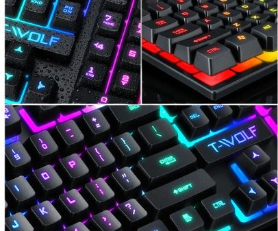 Bàn phím giả cơ có dây T-Wolf T20