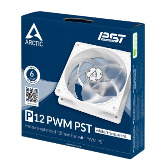 Quạt Tản Nhiệt Arctic P12 PWM PST Fan White