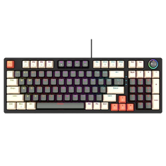 Bàn Phím Cơ EDRA EK398 Alpha (White-Black) Có Dây/USB/Full Size
