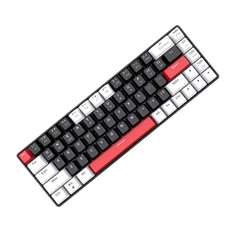 Bàn Phím Cơ EDRA EK368L White&Black Không Dây/3 Chế Độ/68 Phím