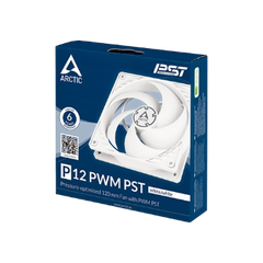 Quạt Tản Nhiệt  Arctic P12 PWM PST ARGB Fan White