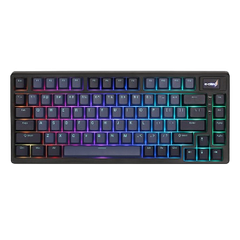 Bàn Phím Cơ Không Dây EDRA EK375 Pro Beta (Blue-Navy)/3 Chế Độ/Có Màn Hình/75 Phím