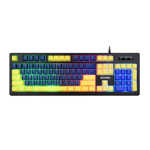 Bàn Phím Cơ EDRA EK302 (Yellow-Blue) Có Dây/104 Phím/USB