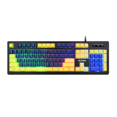 Bàn Phím Cơ EDRA EK302 (Yellow-Blue) Có Dây/104 Phím/USB