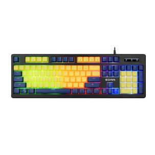 Bàn Phím Cơ EDRA EK302 (Blue-Yellow) Có Dây/104 Phím/USB