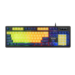 Bàn Phím Cơ EDRA EK302 (Blue-Yellow) Có Dây/104 Phím/USB