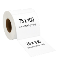 Giấy in mã vạch 330 tem (A7) nhiệt (30m)