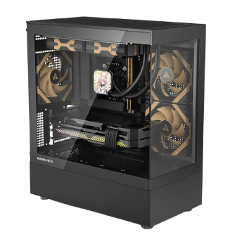 Vỏ máy tính Case Golden Field HIFI MTX240 Black