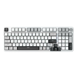 Bàn Phím Cơ EDRA EK398W (Gray-White-Black) Không Dây/3 Chế Độ/Full Size