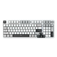 Bàn Phím Cơ EDRA EK398W (Gray-White-Black) Không Dây/3 Chế Độ/Full Size
