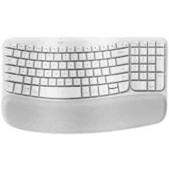 Bàn phím không dây Logitech Wave Keys Offwhite