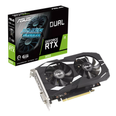 Card màn hình ASUS Dual RTX 3050 6GB GDDR6 (90YV0K61-M1NA00)