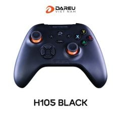 Tay cầm Game Dare-U H105 - Đen | Triple mode: USB cable + 2.4G + Bluetooth