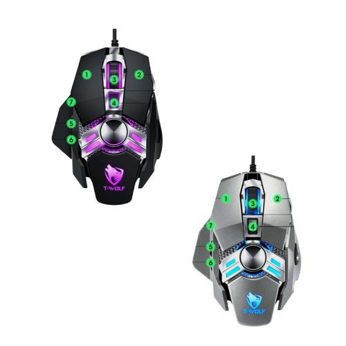 Chuột có dây Gaming T-WOLF V10
