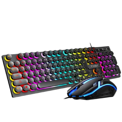 Compo phím chuột có dây T-WOLF TF270 BLACK