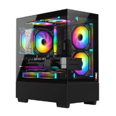 Thùng máy Magic MIX-Tower Đen | Micro ATX, không fan