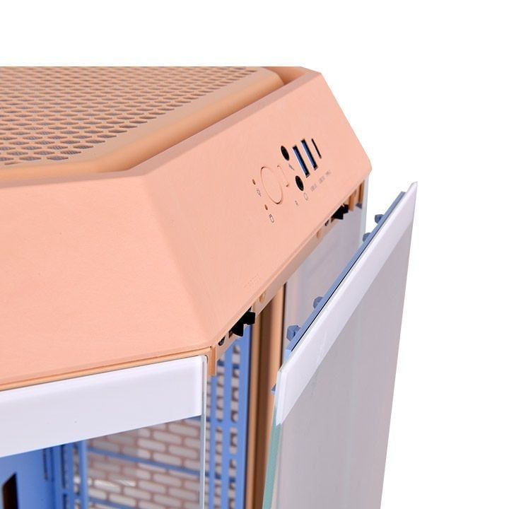 Thùng máy Thermaltake Tower 300 Peach Fuzz M-ATX | Sẵn 2 fan 14cm