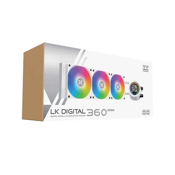 Tản nhiệt nước Xigmatek LK360 Digital ARGB - Trắng