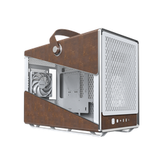 Thùng máy Montech Heritage Pro (Mini PC) | Trắng, kèm sẵn 4 fan