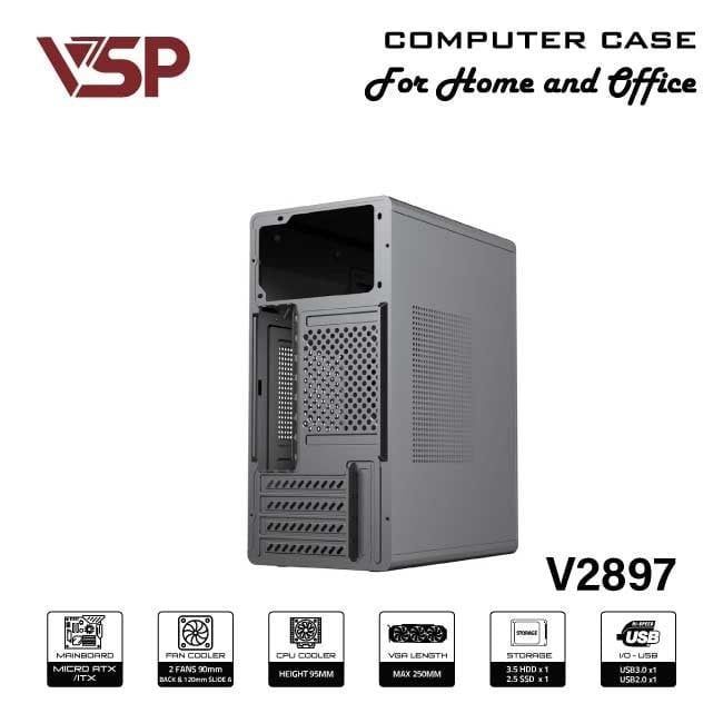 Thùng máy VSP V2897 USB 3.0 (Micro ATX)